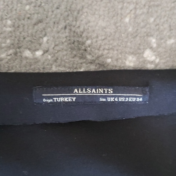 All Saints Leather zip corset - Picture 4 of 5